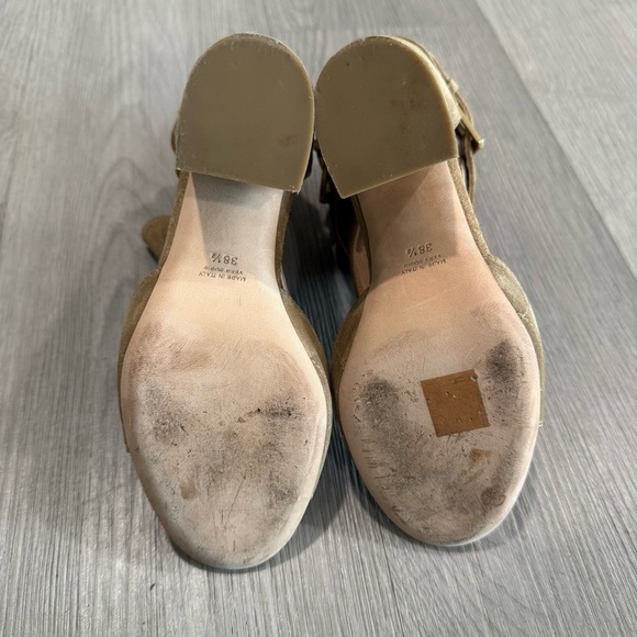 Laurence Dacade Rush Cutout Suede Open Toe Heeled Sandals 7.5 - Picture 7 of 10